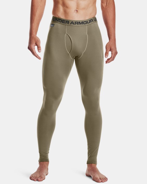 Men's UA Tactical ColdGear® Infrared Base Leggings, Brown, pdpMainDesktop image number 0